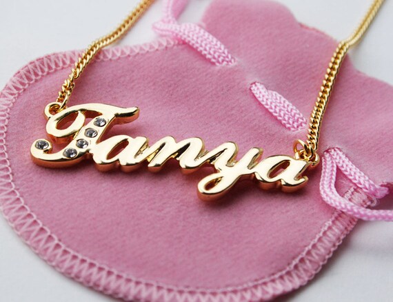 Tanya on sale name locket