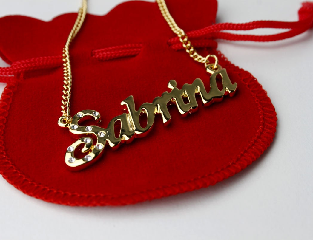 Sabrina name necklace Clearance