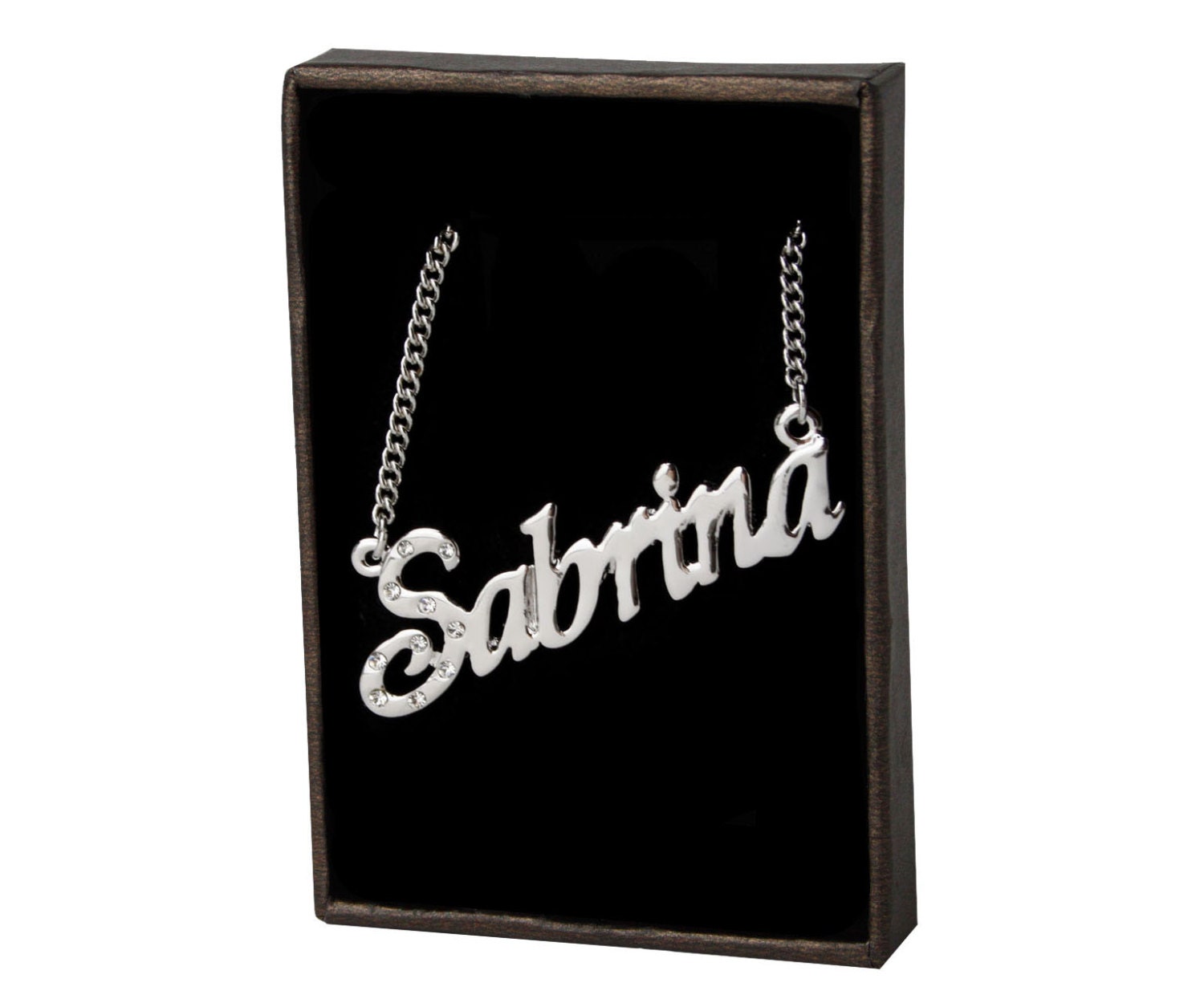 Sabrina on sale name necklace