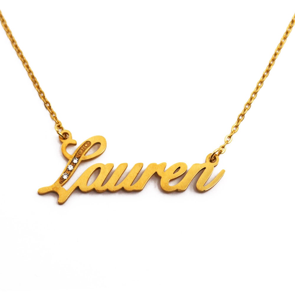 Lauren name hotsell necklace
