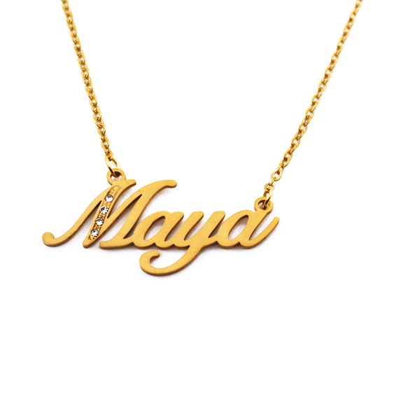 Maya sale name locket