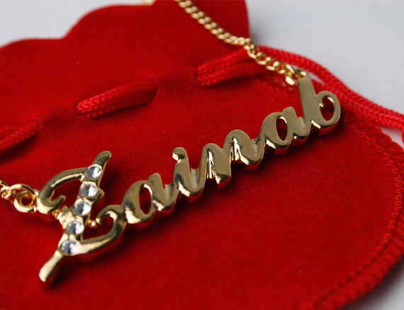 Zainab name necklace best sale