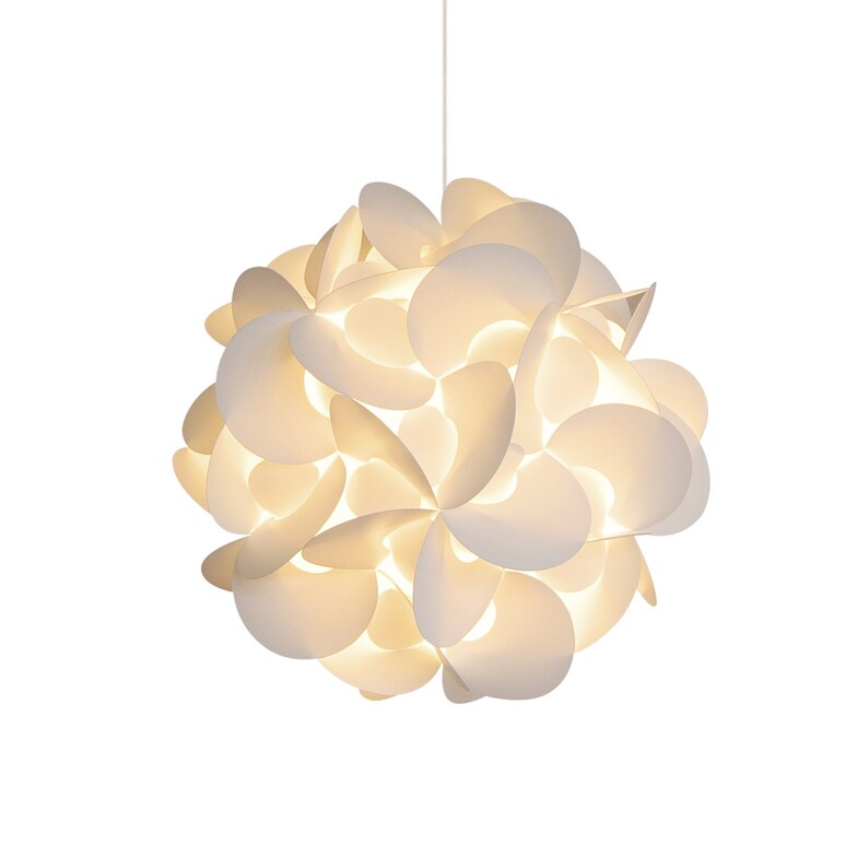 Akari Small Rounds 12 Warm White Glow Modern Hanging Light Fixtures Plug In Or Hardwire As Pendant Lamp Bulb Included Easy To Install