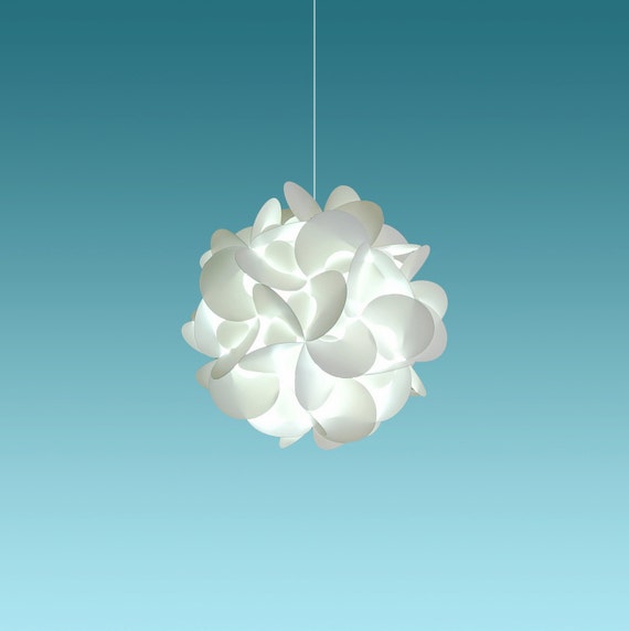 Akari Small Rounds 12 Cool White Glow Modern Hanging Light Image 0