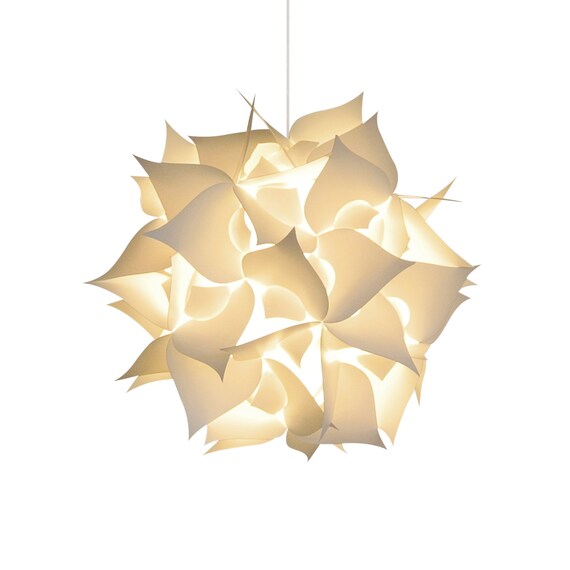 Medium Spades 18 Warm White Glow Modern Ceiling Hanging Light Image 0
