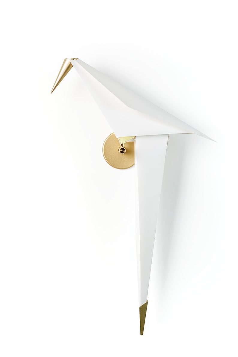 Akari Origami Bird Lamp Etsy