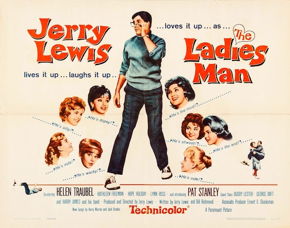 Jerry Lewis Ladies Man Original Vintage Movie Poster Etsy Jerry Lewis Ladies Man Original Vintage Movie Poster Etsy