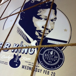 BB King SHOW POSTER (limited edition - Suitable for Framing) 17.5&quot; x 22&quot;