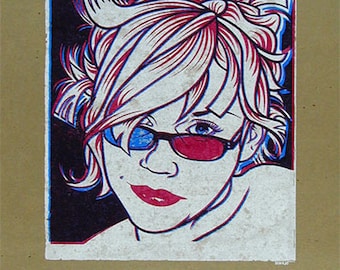 BLONDIE SHOW POSTER for Belly Up Aspen, August 26, 2009. 17.5 x 22 (Suitable for Framing)