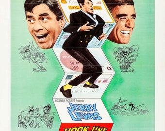 Hook, Line and Sinker - Jerry Lewis - 1969 Original Movie Poster