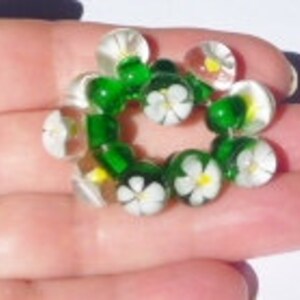 Lampwork Tutorial for Daisy Drop beads. PDF Instant Download Chrys Art Glass