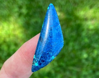 Video, Azurite Cabochon