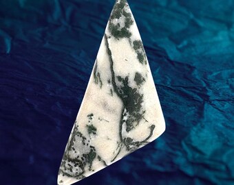 Green Tree Agate Cabochon