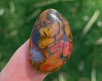 Video, Ring Size Lavic Jasper Cabochon