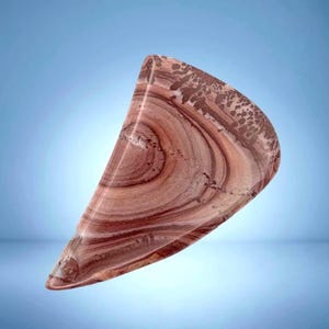 May include: A set of three ceramic mugs with a speckled, cream-colored glaze. Each mug features a different hand-painted design: a blue and green leaf, a yellow flower, and a red berry. The mugs have a simple, modern design.