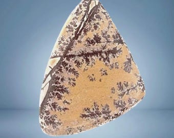 Cabujón de riolita dendrítica de Sonora