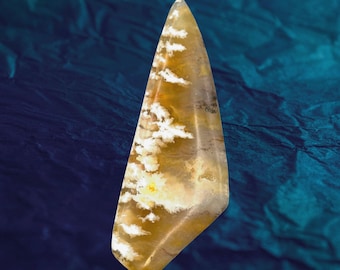 Graveyard Point Plume Agate Cabochon