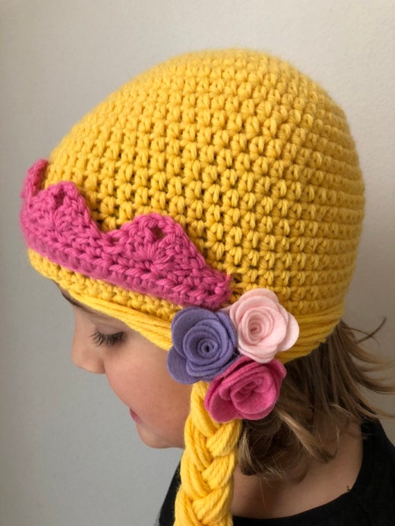 crochet rapunzel hat