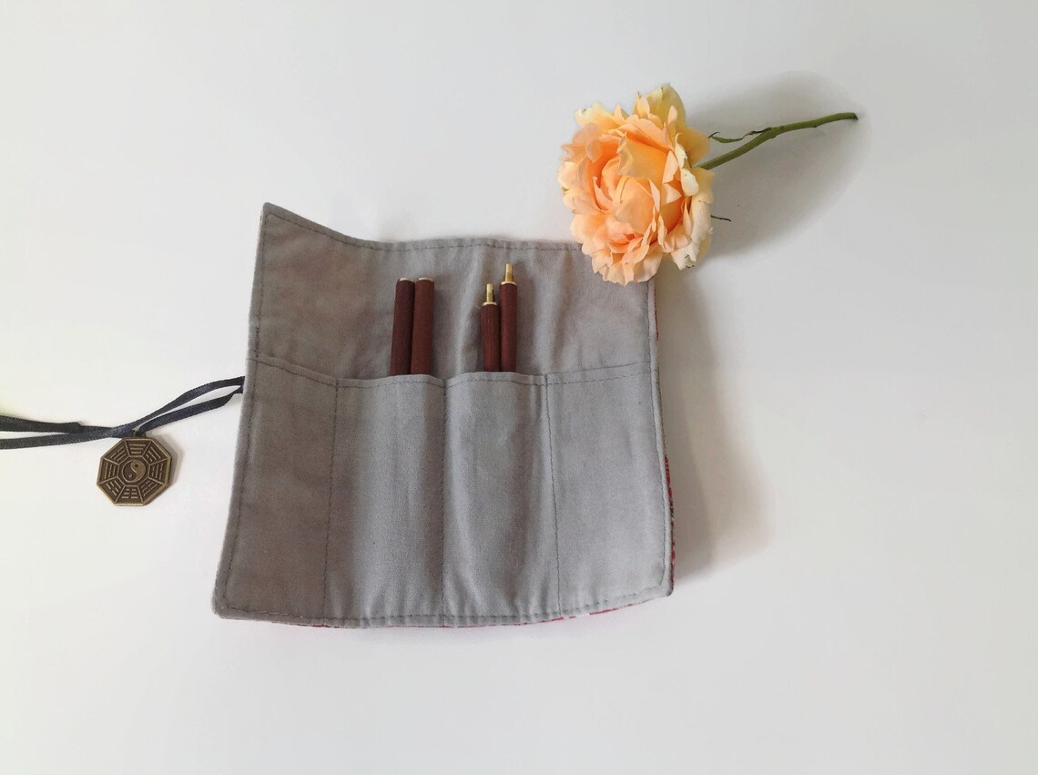 Chopsticks holderCustom rollup case Cutlery Chopsticks Etsy