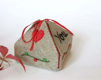 Linen Gift Box, Love Gift Box, Keepsake Jewelry Box, Linen & Silk Box,  Personalized Gift Box, bridesmaid gift, customizabme gift box,  her