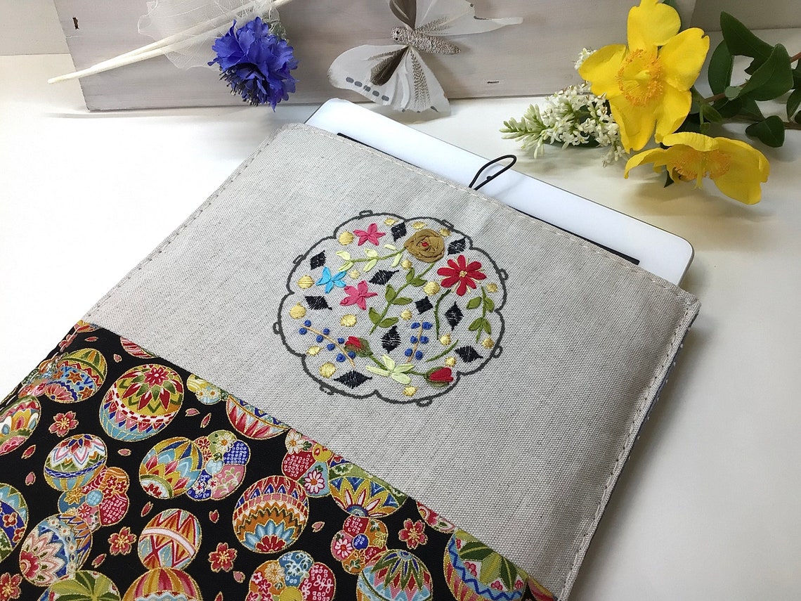 Tablet Case Ipad Cover Fabric Tablet Sleeve Japanese Fabric Etsy