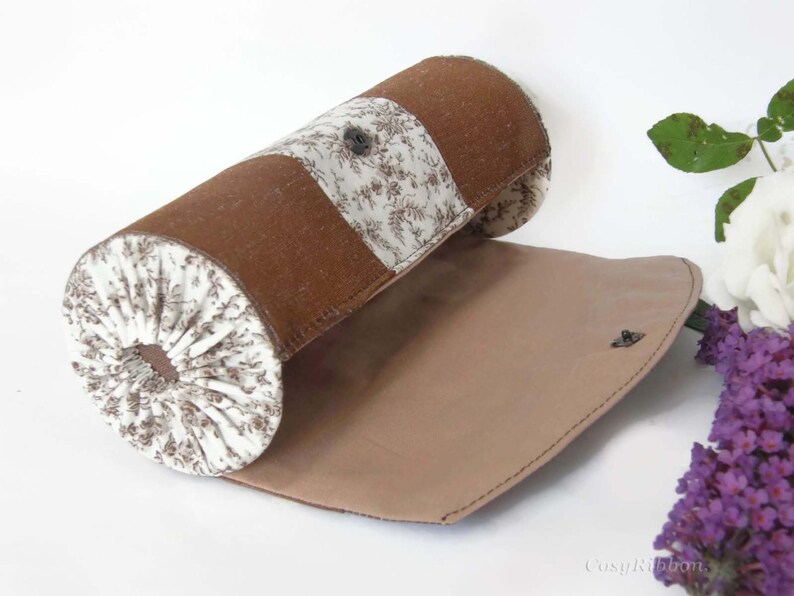 Make up Case Pencil Case Round Cosmetic Case Circular Etsy