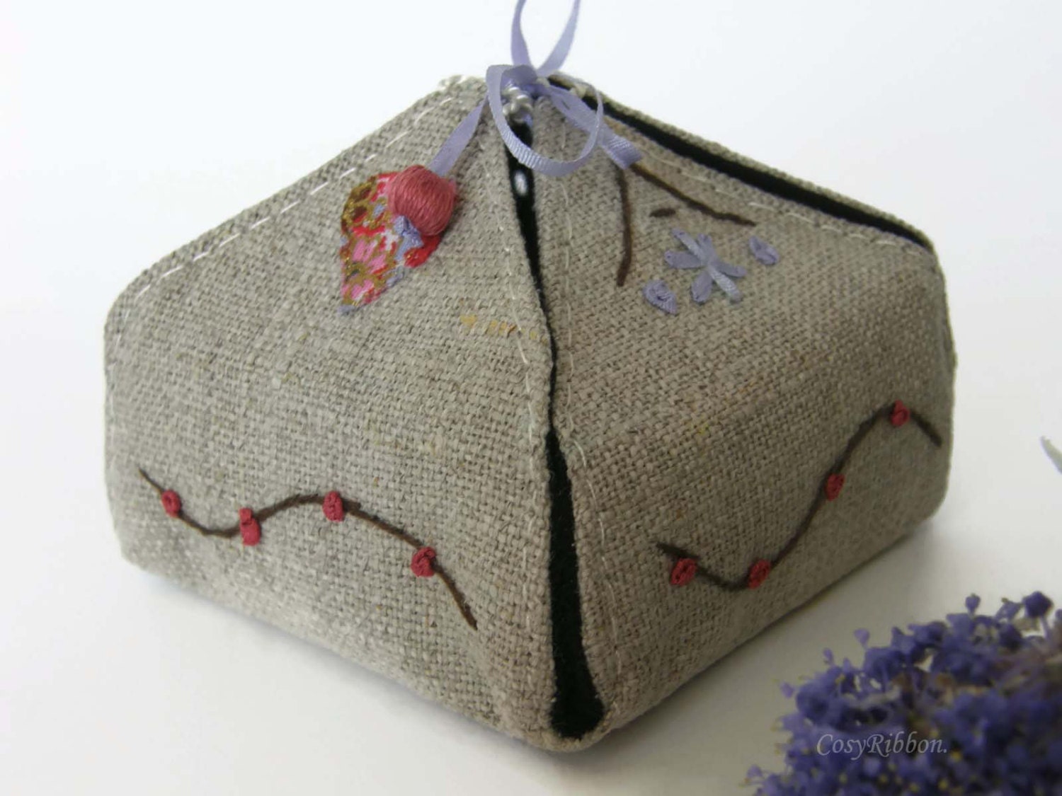 Linen Gift Box Gift Box Keepsake Jewelry Box Linen and Silk Etsy