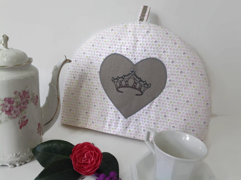 Tea Cozy Fabric Crown Teapot Warmer Royal Tea Cosy Tea Etsy Australia