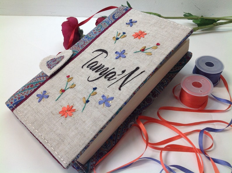 Custom Book Cover Personalized Name Bible Cover Custom Name Etsy