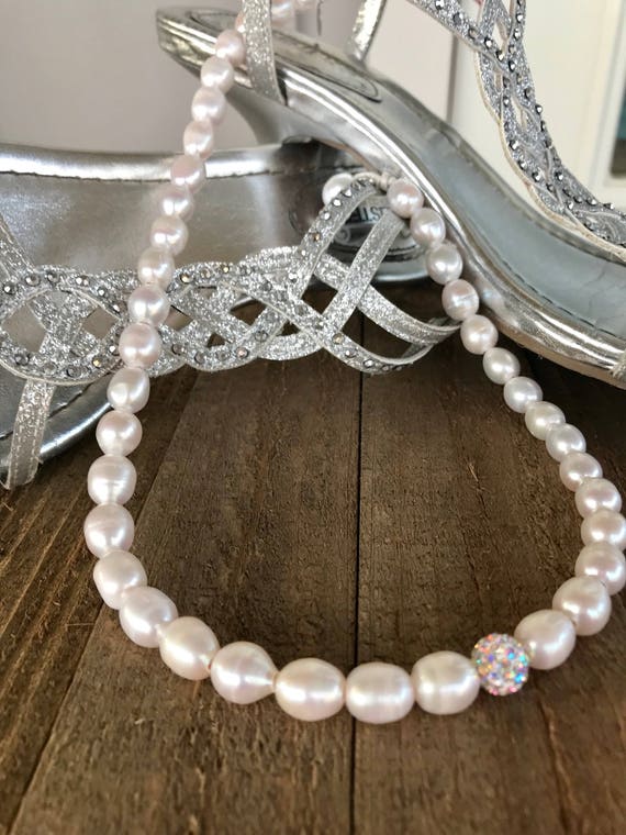 Sparkle Accent Pearl Choker #353