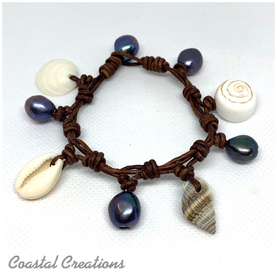 Pearl and Shell Bracelet