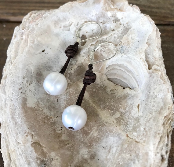 Classic Pearl Drop Earrings #30