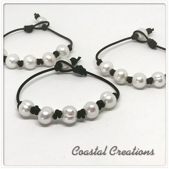 Five Pearl Bracelet #66