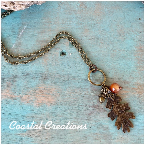 Oak Leaf Necklace #358
