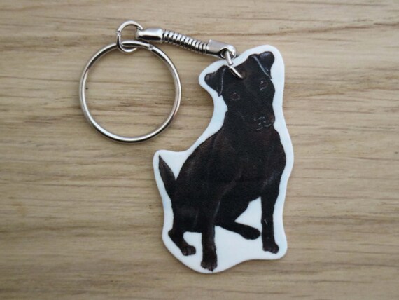 patterdale terrier keyring