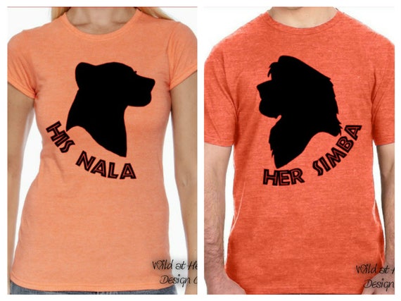 lion king couple shirts