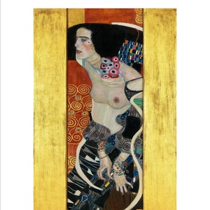 Klimt Salome 1909 fine art print home decor gallery wall art classic poster art vintage famous artist print image 2