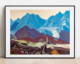 Roerich From Beyond Vintage Art Print - Gallery Wall Decor Poster