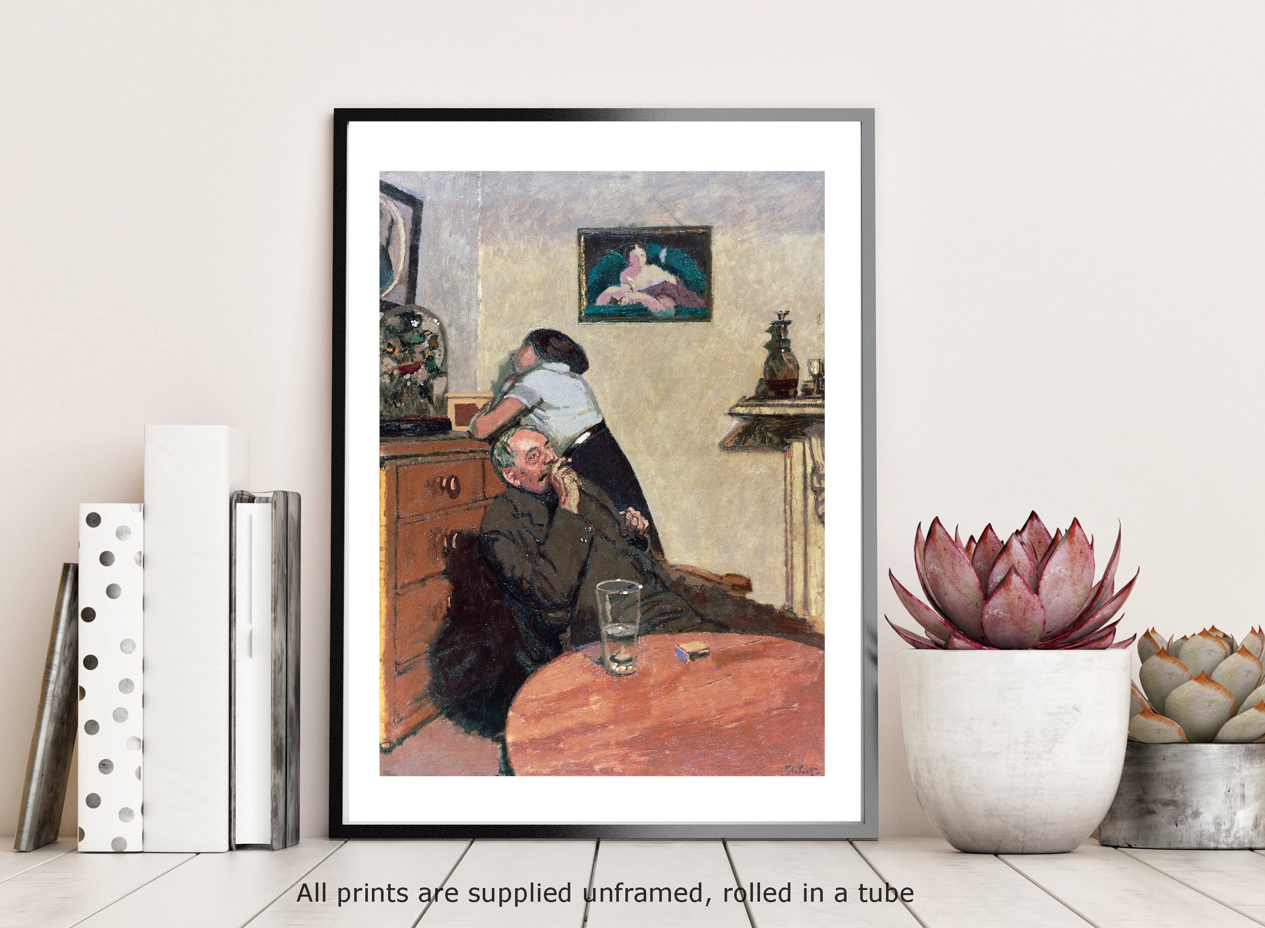 Fine Art Print Sickert Ennui 1914 Boredom Unframed Wall Etsy India
