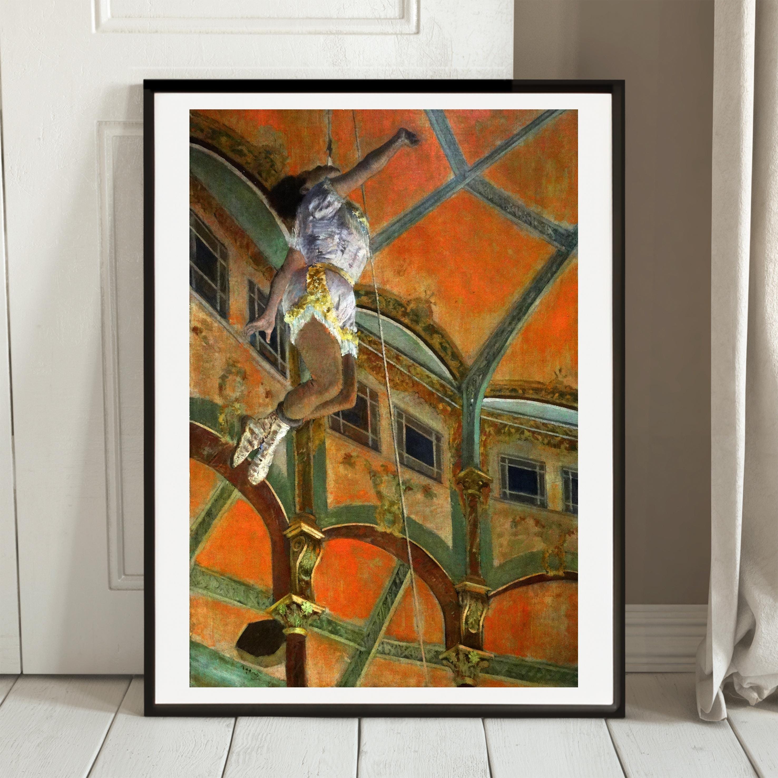 Degas vintage ART poster【踊り子】 Edgar Degas Dance Class Impressionist Exhibition Museum