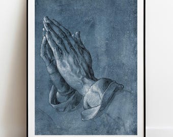 Dürer Betende Hände Druck: Vintage Fine Art Poster, Galerie Wanddeko