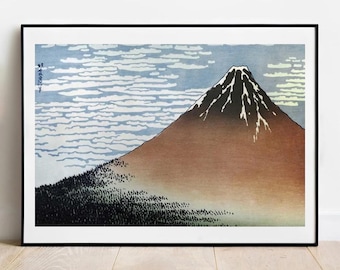 葛飾北斎の富士山版画：日本のアート壁装飾 - Etsy 日本