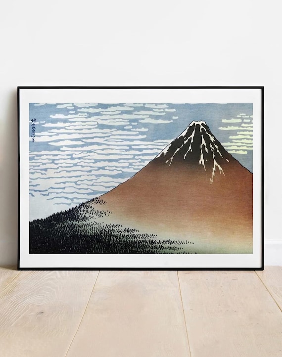 葛飾北斎「富士山図」版画：日本のアートポスター、ギャラリーの壁装飾