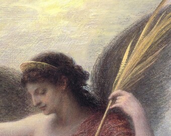 Henri Fantin-Latour - Immortality, 1889, Symbolist Wall Art Poster