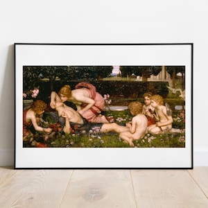 Waterhouse The Awakening of Adonis wall decor gallery wall art print vintage poster art famous artist print