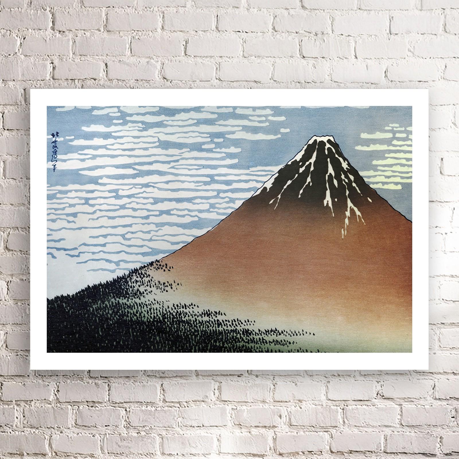 葛飾北斎「富士山図」版画：日本のアートポスター、ギャラリーの壁装飾