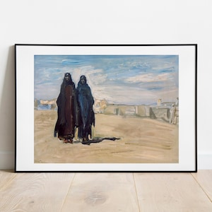 Slevogt Sudanese Women gallery wall art print vintage poster art famous artist print home decor