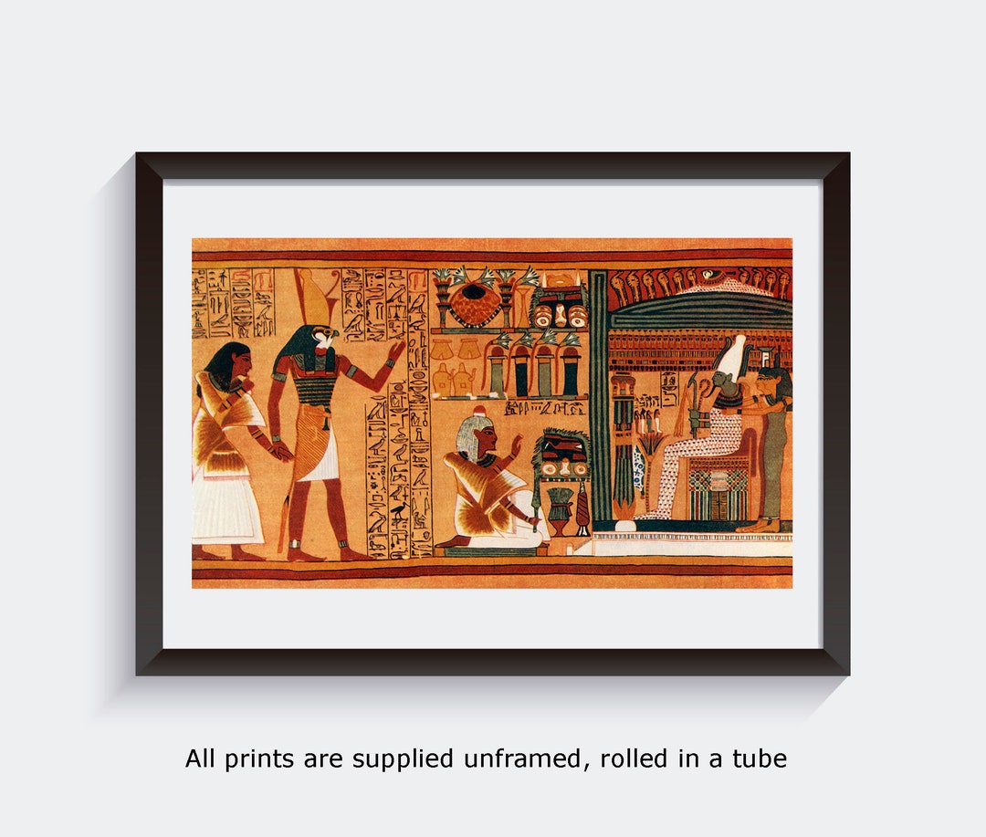 Fine Art Print Anon Egyptian the Presentation of Ani to picture