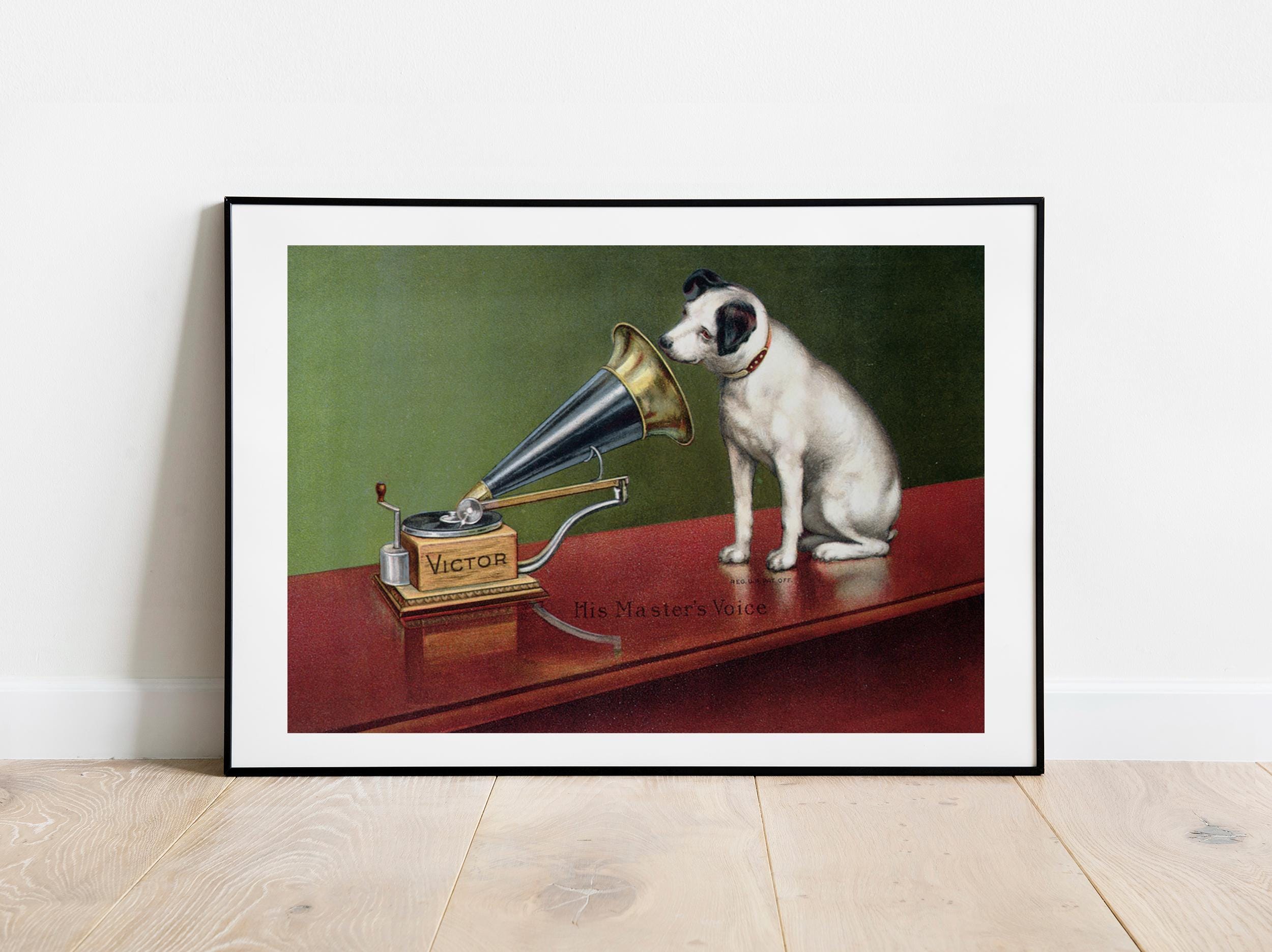 His Master's Voice Advertisement ビクター（フランシス