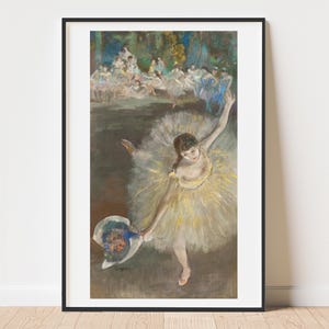 Degas Danseuse Fin d&#39;Arabesque ballet art print gallery wall art classic poster art vintage famous artist print